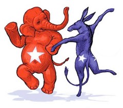 Love Politics State Of Union Marriage Divorce Democrat Republican Elephant Donkey