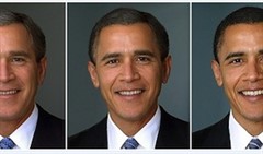 Barrack Obama George Bush 1